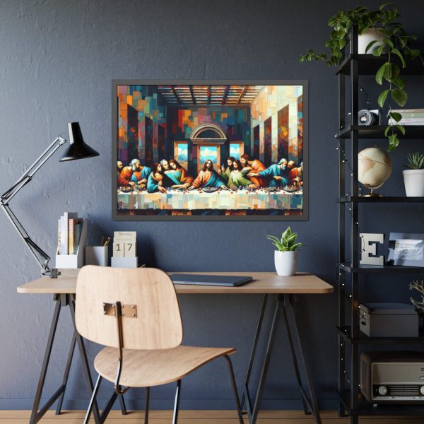 93855-74.jpg The Last Supper by Leonardo da Vinci HandCrafted Framed Poster