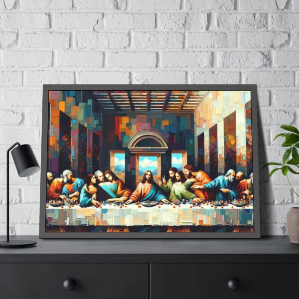 93855-75.jpg The Last Supper by Leonardo da Vinci HandCrafted Framed Poster