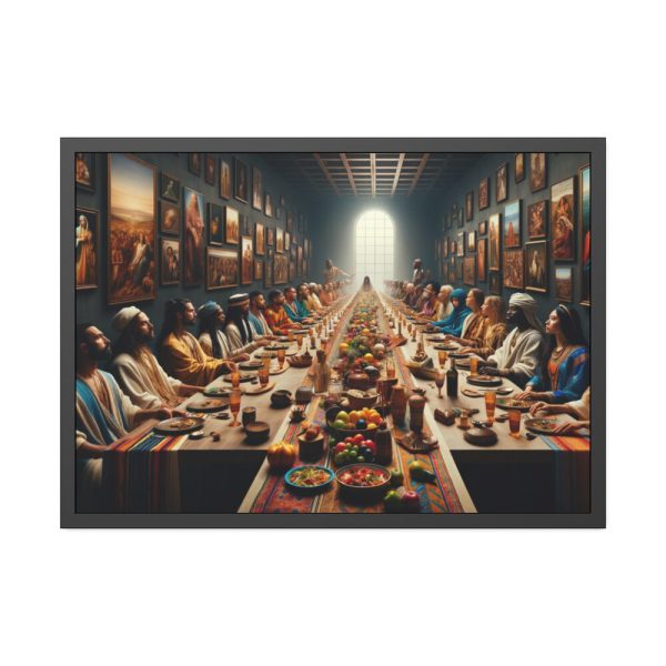 93855-80.jpg People From Diverse Cultural Backgrounds Framed Poster
