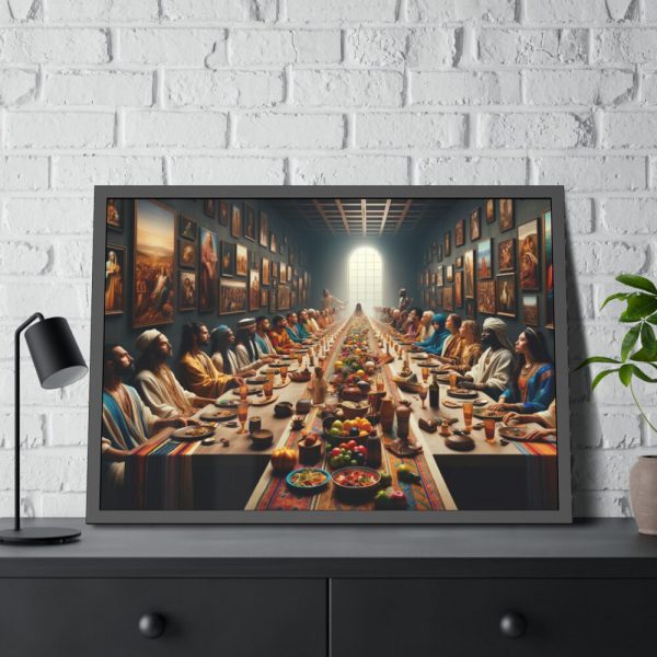 93855-83.jpg People From Diverse Cultural Backgrounds Framed Poster