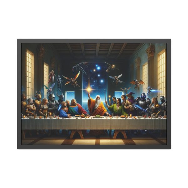 93855-88.jpg Characters From Sci-Fi and Fantasy Framed Poster