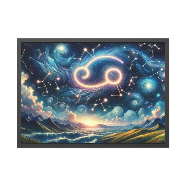 Zodiac Sign of Cancer Framed Poster