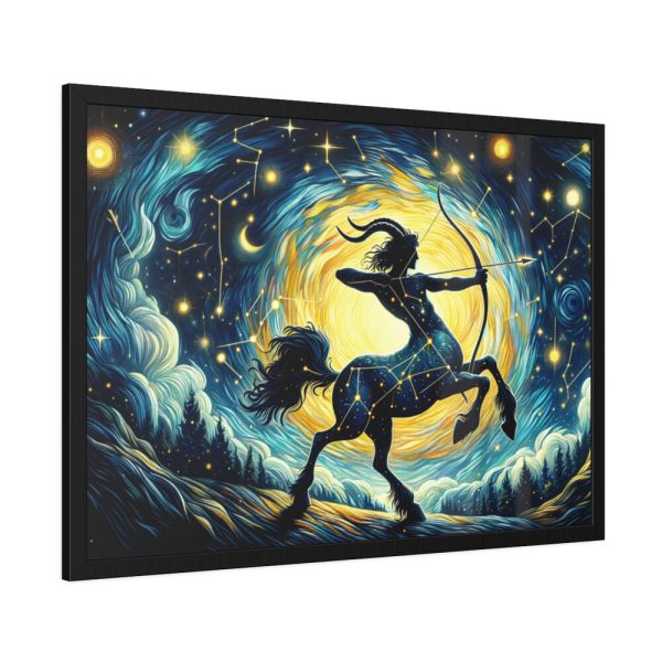 93855-97.jpg Zodiac Sign of Sagitarius Framed Poster