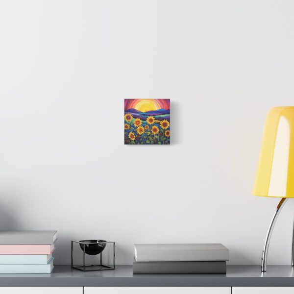 101418-2.jpg Whimsical Sunflower Field Art Standard Canvas