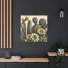 101419-103.jpg Vintage-Style Illustration of Cacti With Yellow Flowers Standard Canvas