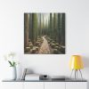 101419-112.jpg Walkway Meandering Through a Forest of Organ Pipe Cactus Standard Canvas
