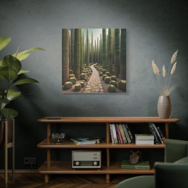 101419-114.jpg Walkway Meandering Through a Forest of Organ Pipe Cactus Standard Canvas
