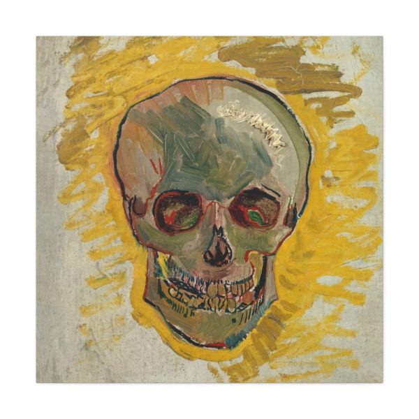 101419-116.jpg Van Gogh's Skull Standard Canvas