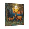 101419-140.jpg Deer and Deer in the Forest Standard Canvas