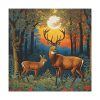 101419-141.jpg Deer and Deer in the Forest Standard Canvas