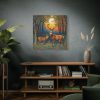 101419-144.jpg Deer and Deer in the Forest Standard Canvas