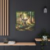 101419-148.jpg Deer in Forest Canvas