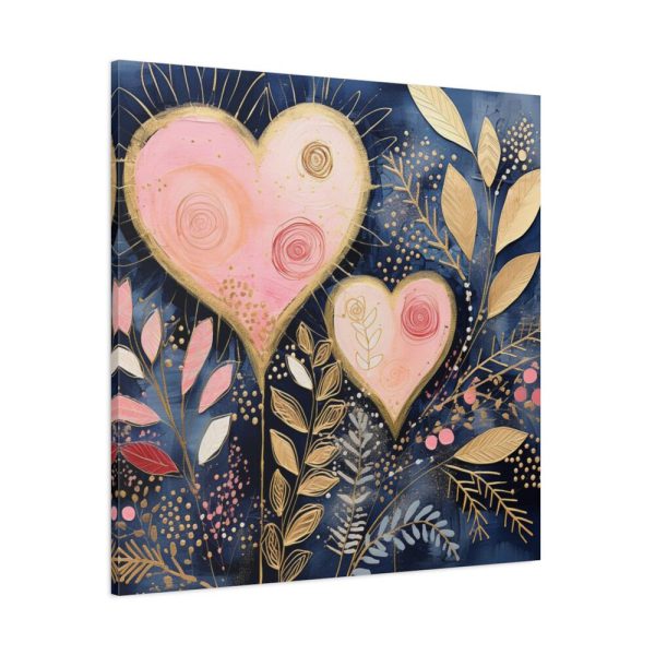 Boho Valentine Art Standard Canvas