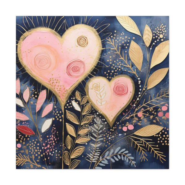 Boho Valentine Art Standard Canvas