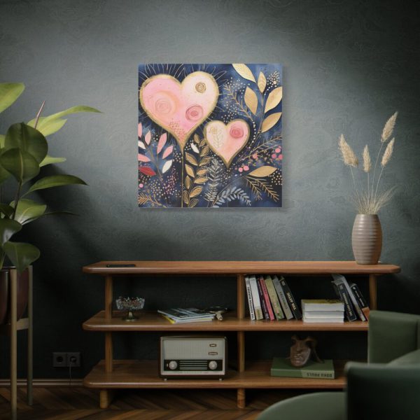 Boho Valentine Art Standard Canvas