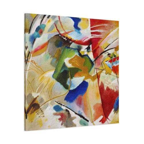 Painting with Green Center by Wassily Kandinsky Standard Canvas