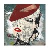 101419-41.jpg Fashionable Vintage Woman Standard Canvas