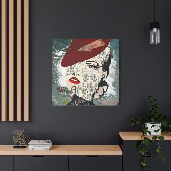 101419-43.jpg Fashionable Vintage Woman Standard Canvas