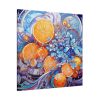 101419-45.jpg Orange Slices and Orange and Purple Dots Standard Canvas