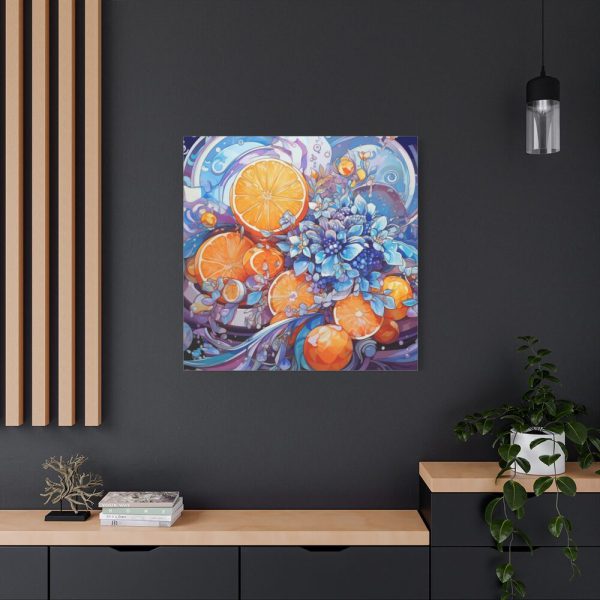101419-48.jpg Orange Slices and Orange and Purple Dots Standard Canvas