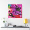 101419-57.jpg Woman And a Fox in Cup Overlay Standard Canvas