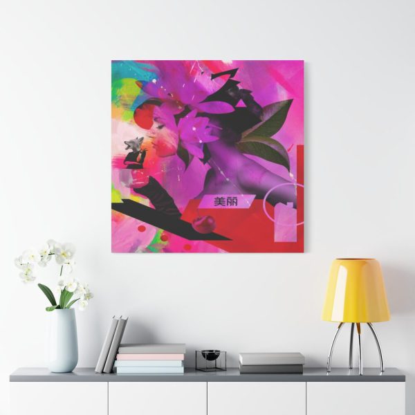 101419-57.jpg Woman And a Fox in Cup Overlay Standard Canvas