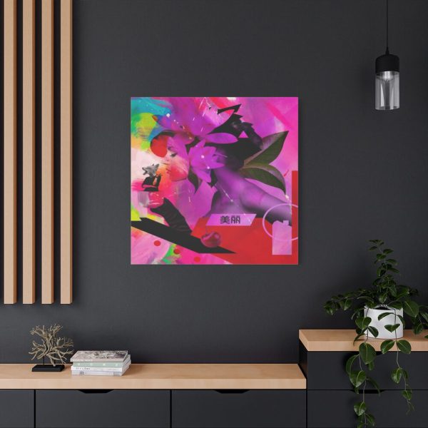 101419-58.jpg Woman And a Fox in Cup Overlay Standard Canvas
