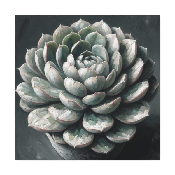 101419-66.jpg Boho Succulent Plant Standard Canvas