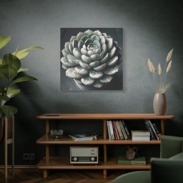 101419-69.jpg Boho Succulent Plant Standard Canvas