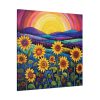 101419-75.jpg Whimsical Sunflower Field Art Standard Canvas