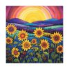 101419-76.jpg Whimsical Sunflower Field Art Standard Canvas