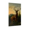101848-2.jpg Deer in Forest Landscape Poster