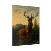 101856-2.jpg Deer in Forest Landscape Poster