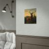 101856-4.jpg Deer in Forest Landscape Poster