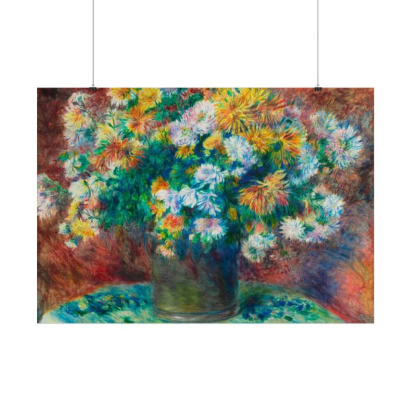 101875-151.jpg Chrysanthemums by Pierre-Auguste Renoir Poster