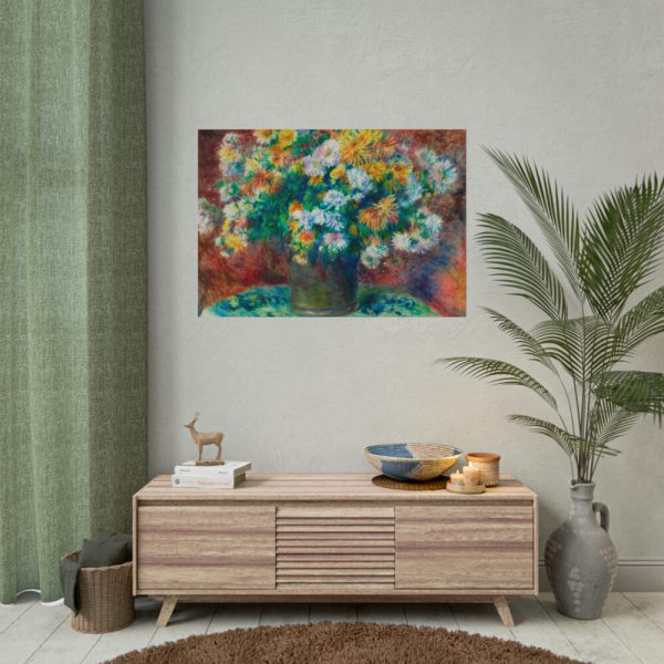 101875-153.jpg Chrysanthemums by Pierre-Auguste Renoir Poster