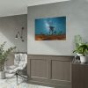 101875-169.jpg Starry Sky Night With Cactus Poster