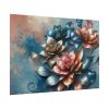 101875-187.jpg Metallic-Textured Flowers in Abstract Style Poster