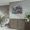 101875-199.jpg Vibrant Golden Flowers With a Glossy Metallic Finish Poster