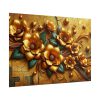 101875-202.jpg Vibrant orange Flowers Arranged in a Vase Poster