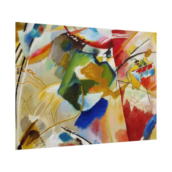 101875-22.jpg Painting with Green Center by Wassily Kandinsky Poster