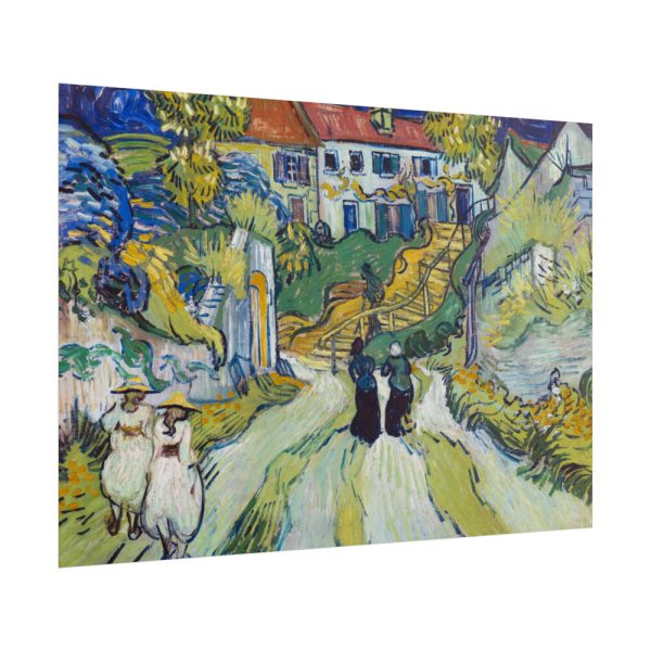 101875-262.jpg Vincent van Gogh's Stairway at Auvers Poster