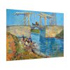 101875-297.jpg Vincent van Gogh's The Langlois Bridge at Arles with Women Washing Poster