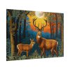 101875-342.jpg Deer and Deer in the Forest Poster