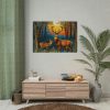 101875-343.jpg Deer and Deer in the Forest Poster