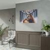 101875-349.jpg Deer Christmas Winter Forest Poster