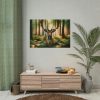 101875-363.jpg Deer in Forest Poster