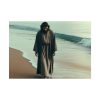 101875-390.jpg Person Walking at the Edge of the Surf on a Beach Poster