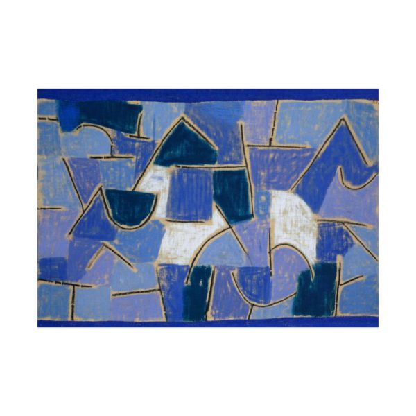 Blue Night (1937) by Paul Klee Poster