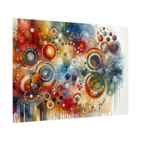 101875-77.jpg Boho Vibrant and Colorful Composition Poster